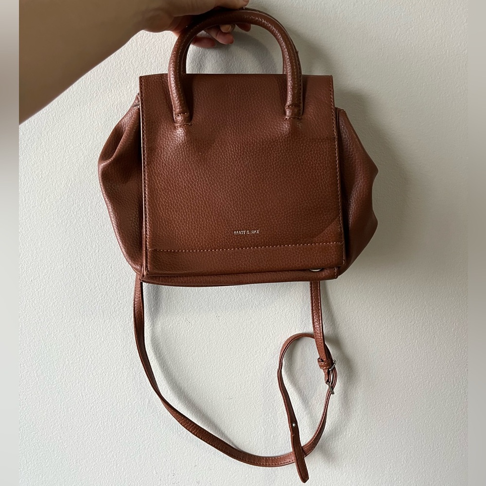 Matt & Nat Adel Satchel, vegan leather handbag and crossbody